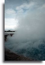 Sapphire Pool::Geysers in Yellowstone, United States::