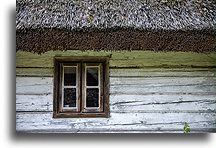 Whitewashed Wall::Greater Poland Open-air Museum, Greater Poland, Poland::