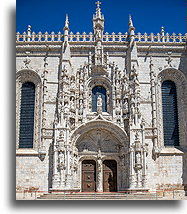 Manueline South Portal::Jeronimos Monastery, Lisbon, Portugal::