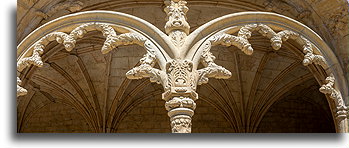 Manueline Ornamentation #2::Jeronimos Monastery, Lisbon, Portugal::