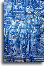 Barokowe azulejo::Porto Cathedral, Porto, Portugalia::