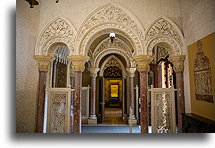 Entrance Hall::Monserrate Palace, Sintra, Portugal::