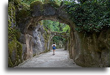 Passage in the Park::Quinta da Regaleira, Sintra, Portugal::